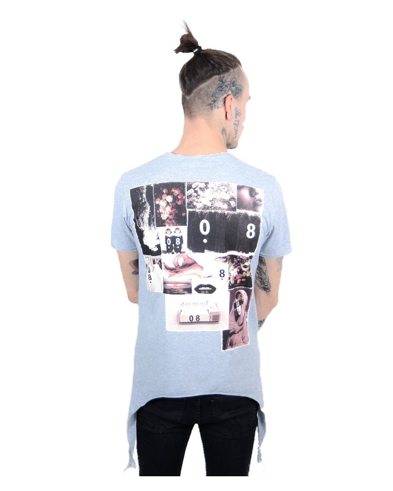 Penjat t-shirt urbain streetwear long