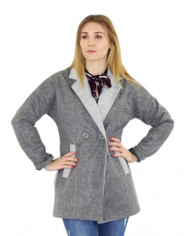 Manteau gris made in Italy