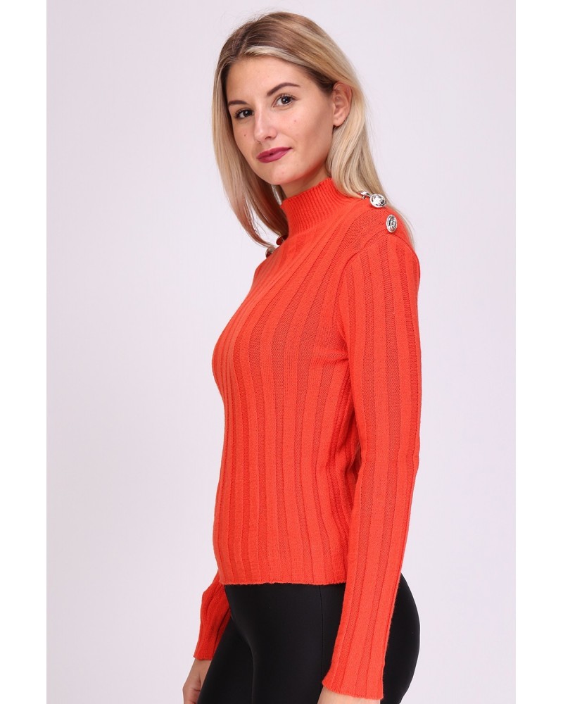Pull orange made in Italy