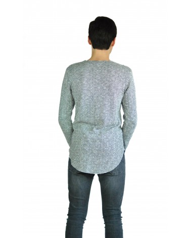 Pull gris made in italy